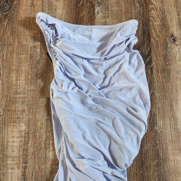 Norma Kamali X REVOLVE Diana Gown in Celestial Blue Medium - Picture 6 of 8